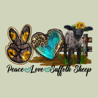 Peace Love Suffolk Sheep Heavyweight Hoodie | Teevron