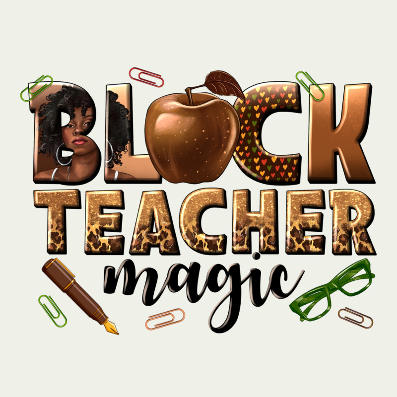 Black Teacher Magic Melanin Urban Heavy Tee by texasbilliewilder | Teevron