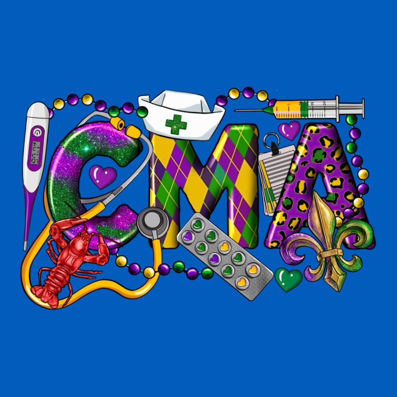 Cma Certified Medical Assistant Mardi Gras Urban Hoodie by LillyAllenDesigns | Teevron