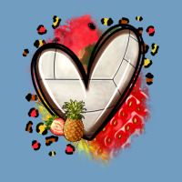 Fruits And Volleyball Heart Urban Heavy Tee | Teevron