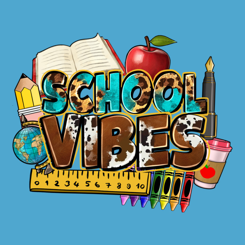 School Vibes Premium Hoodie by NancyCooperArtShop | Teevron