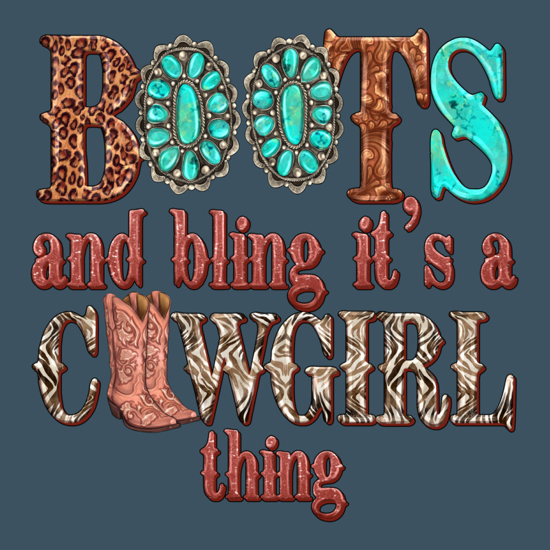 Boots And Bling Its A Cowgirl Thing Urban Heavy Tee by texasbilliewilder | Teevron
