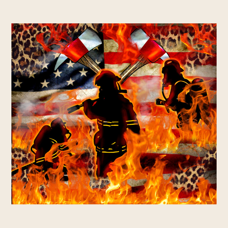 Western Firefighters With Thin Red Line Premium Sweatshirt by LillyAllenDesigns | Teevron