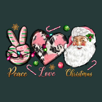 Pink Peace Love Christmas Premium Sweatshirt | Teevron