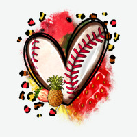 Fruits And Baseball Heart Urban Heavy Tee | Teevron