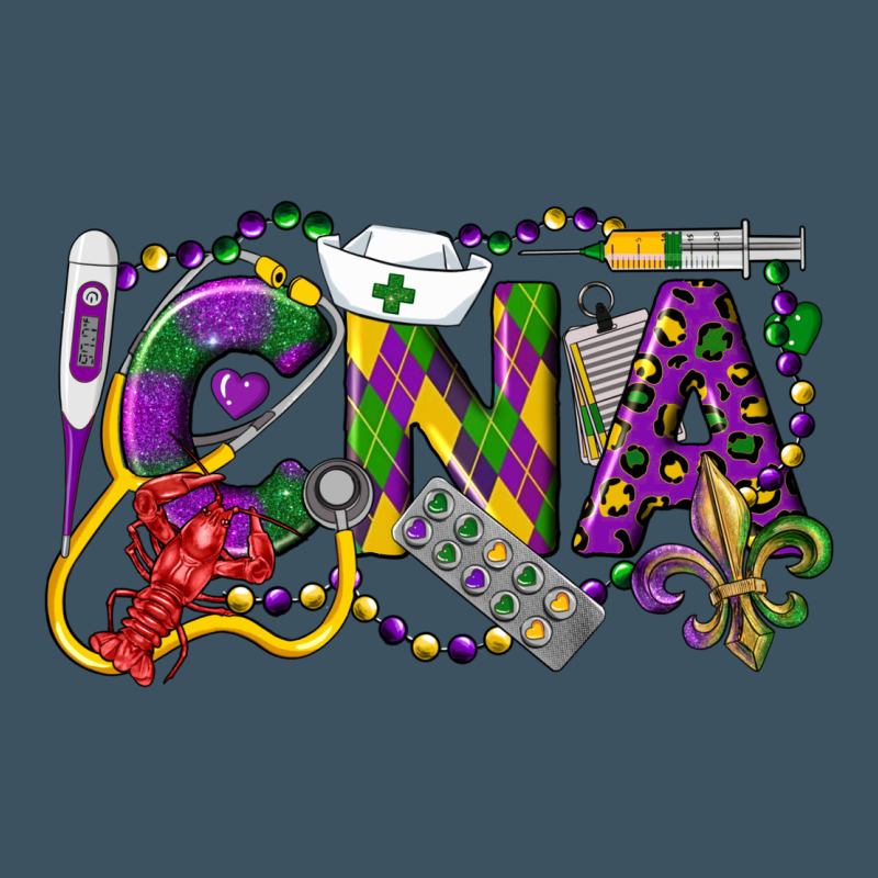 Cna Certified Nursing Assistant Mardi Gras Urban Hoodie by LillyAllenDesigns | Teevron