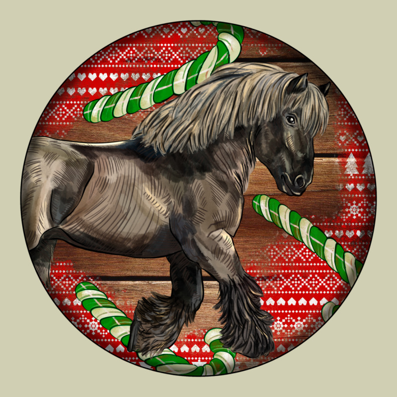 Belgian Horse Christmas Heavy Core Tee by LillyAllenDesigns | Teevron