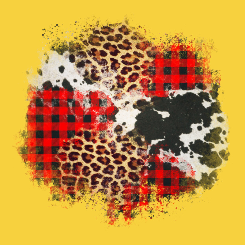 Leopard Cowhide Christmas Plaid Patches Premium Sweatshirt by Jasminsmagicworld | Teevron