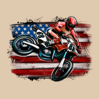 Dirt Bike American Flag Heavyweight Sweatshirt | Teevron