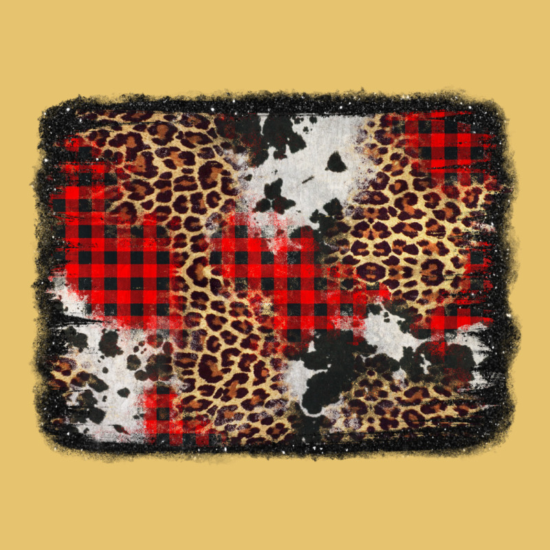 Distressed Cowhide Leopard Christmas Background Premium Sweatshirt by Jasminsmagicworld | Teevron