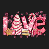 Love Pink Christmas Tree Cake Heavyweight Hoodie | Teevron