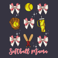 Softball Coquette Bow Vintage Hoodie | Teevron