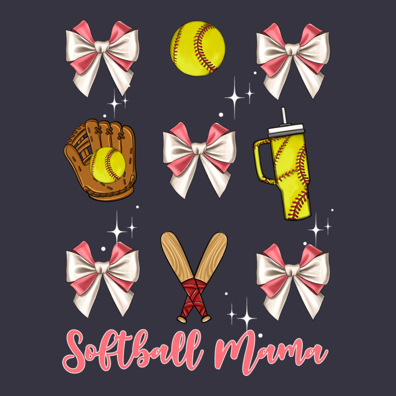 Softball Coquette Bow Vintage Hoodie by JahusDesignShop | Teevron