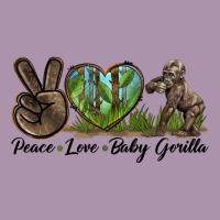 Peace Love Baby Gorilla Heavyweight Hoodie | Teevron