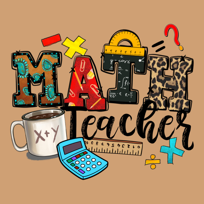 Math Teacher Vintage Tee by Zillion Design Studio | Teevron
