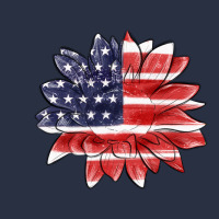 American Flag Sunflower Heavyweight Sweatshirt | Teevron