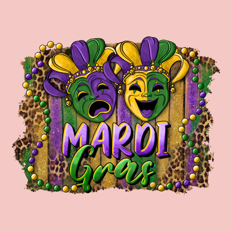 Mardi Gras Mask With Leopard Background Urban Heavy Tee by RanaPortraitStore | Teevron