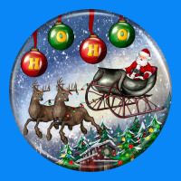 Santa Claus With Deer Christmas Ornament Zipper Hoodie | Teevron