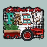 Christmas On The Farm Tractor Buffalo Plaid Premium Sweatshirt | Teevron