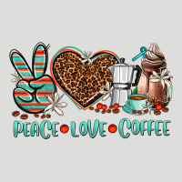Peace Love Coffee Zipper Hoodie | Teevron