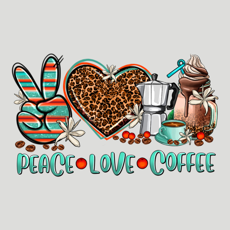 Peace Love Coffee Zipper Hoodie by AdoDesignShop | Teevron