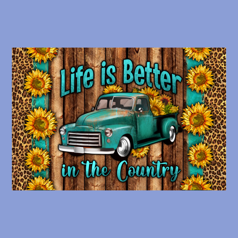 Life Is Better In The Country Skinny Metal Can Holder Long Sleeve Tee by HRA Design Shop | Teevron