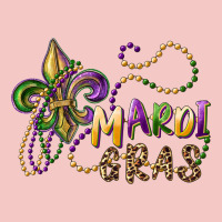 Mardi Gras Fleur De Lis And Beads Urban Heavy Tee | Teevron