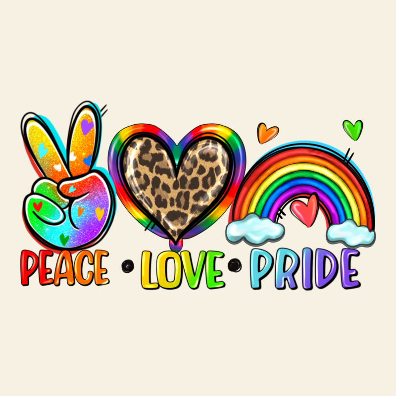 Peace Love Pride Vintage Tee by Zillion Design Studio | Teevron
