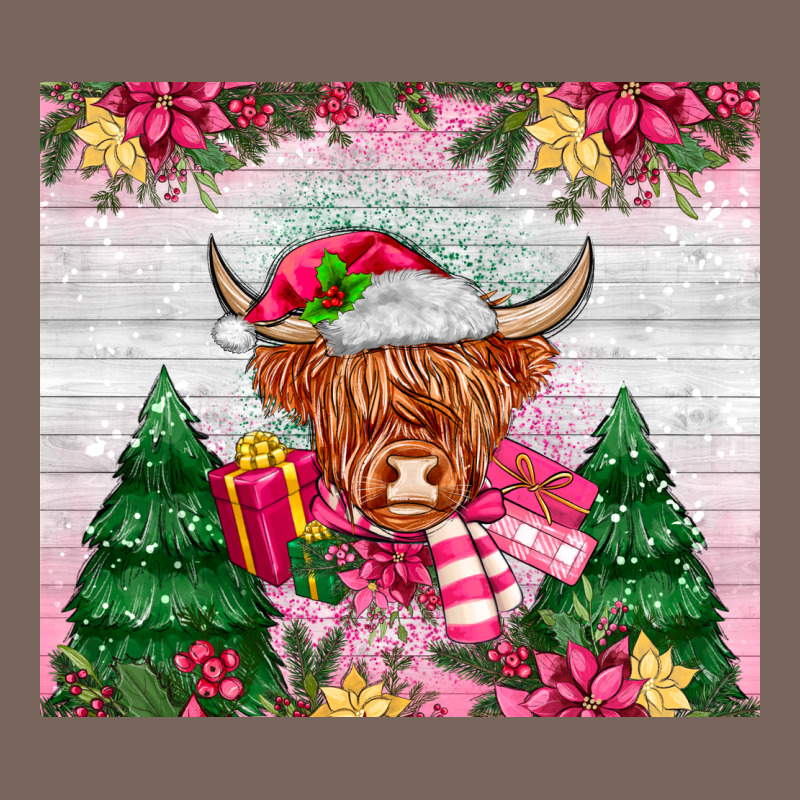 Pink Christmas Cow Premium Hoodie by MaliasSmallBusiness | Teevron