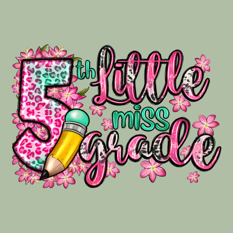 Little Miss 5th Grade Urban Heavy Tee by Zillion Design Studio | Teevron