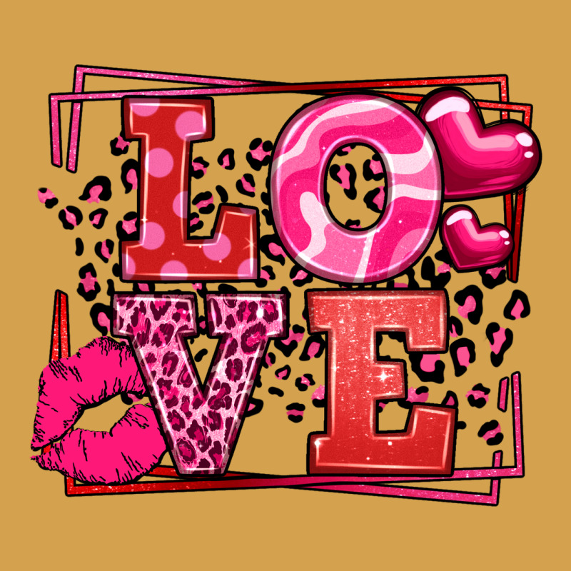 Love Valentine's Day Leopard Frame Urban Hoodie by LillyAllenDesigns | Teevron