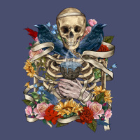 Flower Boho Skull Skeleton Vintage Tee | Teevron