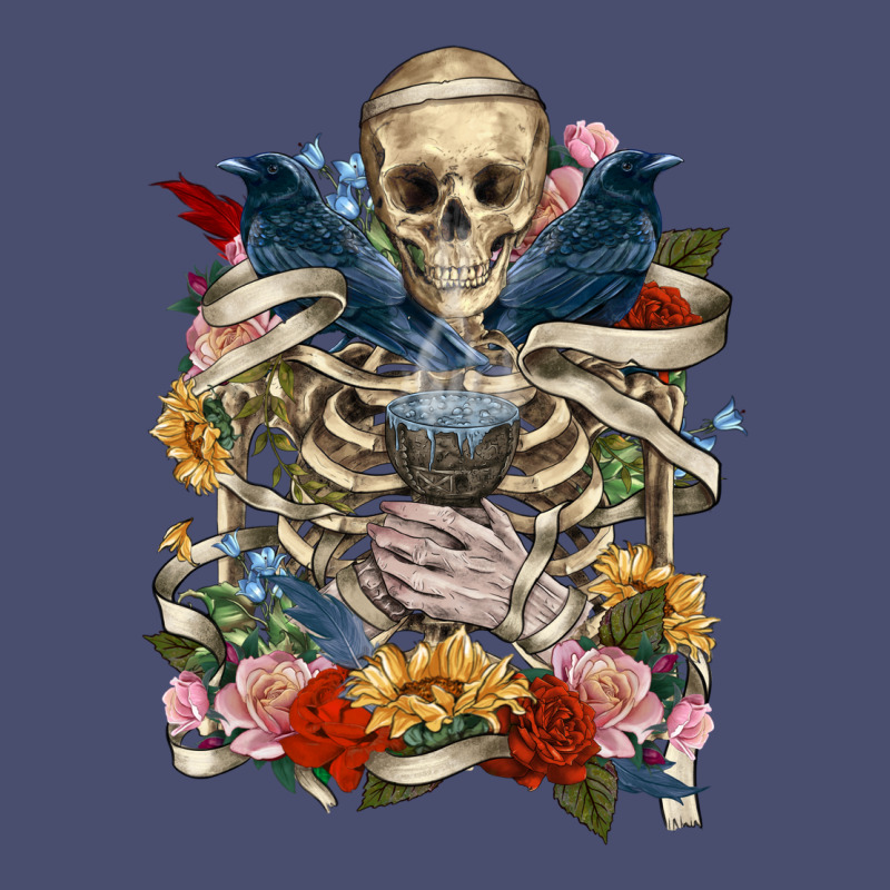 Flower Boho Skull Skeleton Vintage Tee by RanaPortraitStore | Teevron