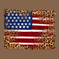 American Flag And Leopard Premium Tee | Teevron