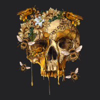 Flower Skeleton Bees Vintage Tee | Teevron