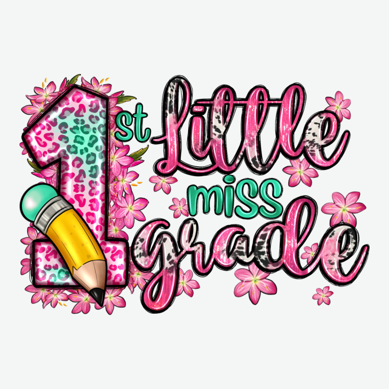 Little Miss 1st Grade Urban Heavy Tee by Zillion Design Studio | Teevron