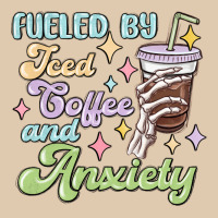 Fueled By Iced Coffee And Anxiety Heavyweight Sweatshirt | Teevron