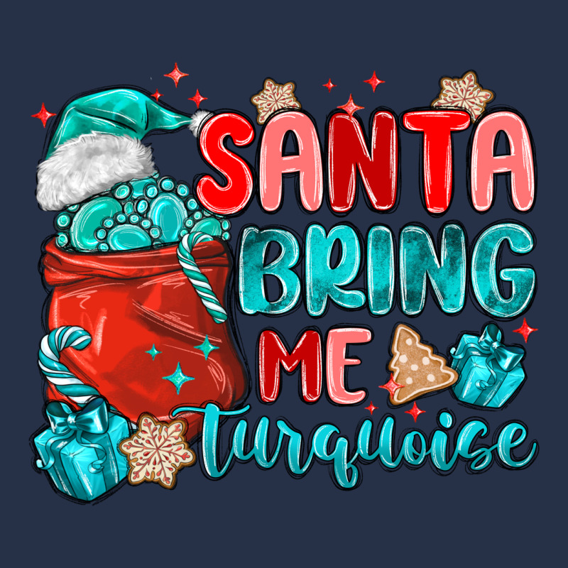 Santa Bring Me Turquoise Premium Hoodie by MaliasSmallBusiness | Teevron