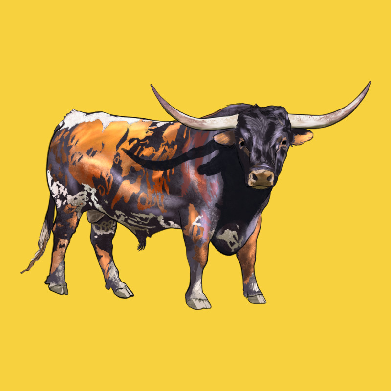 Texas Longhorn Bull Premium Sweatshirt by LillyAllenDesigns | Teevron