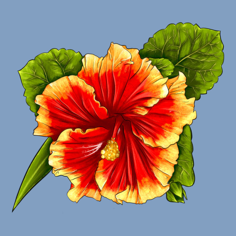 Hawaiian Hibiscus Flower Urban Hoodie by LillyAllenDesigns | Teevron