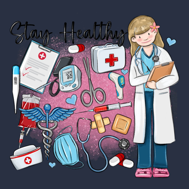 Stay Healthy Nurse Heavyweight Sweatshirt by MaliasSmallBusiness | Teevron