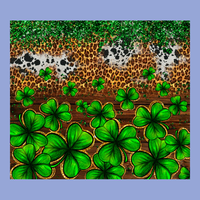 St. Patrick's Day Leopard Cowhide Tumbler Classic Tee by Neo Western | Teevron