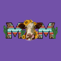 Sunflower Hereford Cattle And Cactus  Mom Premium Sweatshirt | Teevron