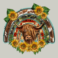 Scottish Calf Sunflowers Rainbow Heavyweight Hoodie | Teevron