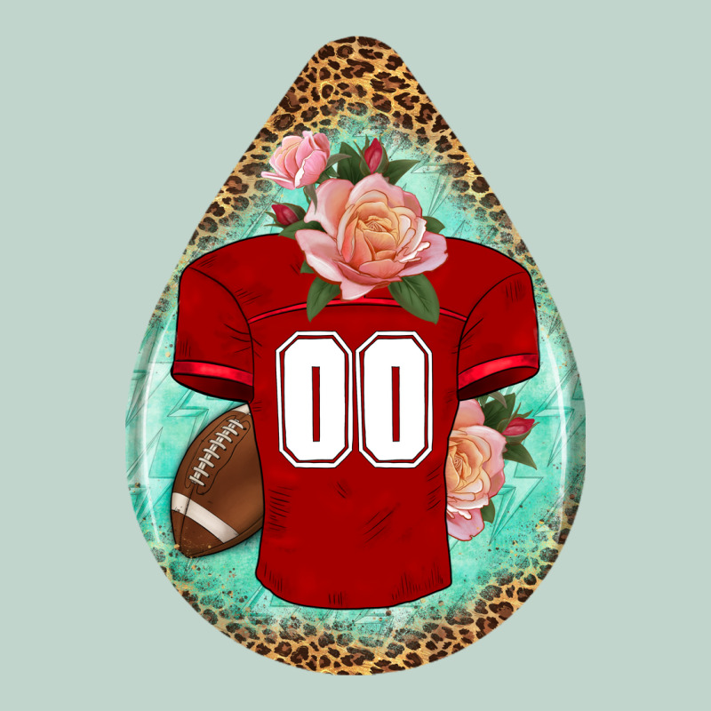 American Football And Western Roses Teardrop Zipper Hoodie by BundleAndBundleShop | Teevron