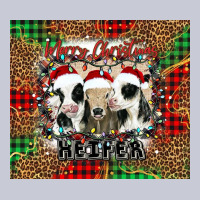 Merry Christmas Heifer Heavyweight Hoodie | Teevron