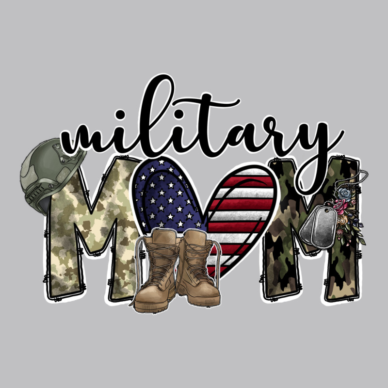 Military Mom Long Sleeve Tee by SublimationCraftShop | Teevron