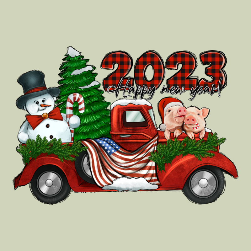 Happy New Year Truck 2023 Heavyweight Hoodie by Jasminsmagicworld | Teevron