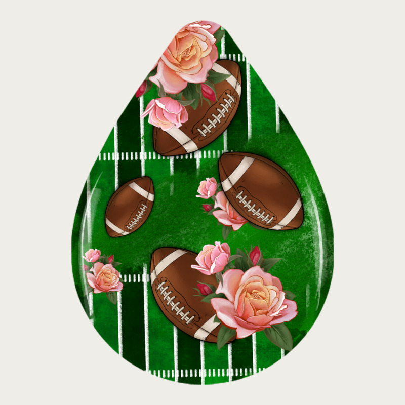 American Football And Western Roses Teardrop Zipper Hoodie by BundleAndBundleShop | Teevron