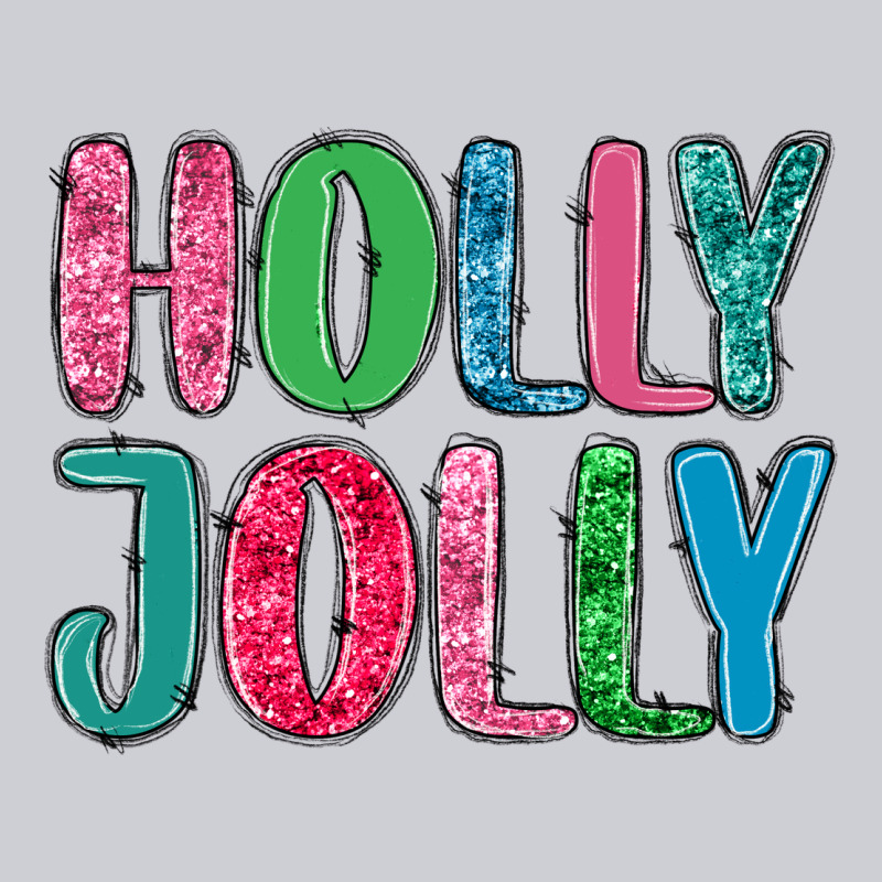 Holly Jolly Heavyweight Sweatshirt by MaliasSmallBusiness | Teevron
